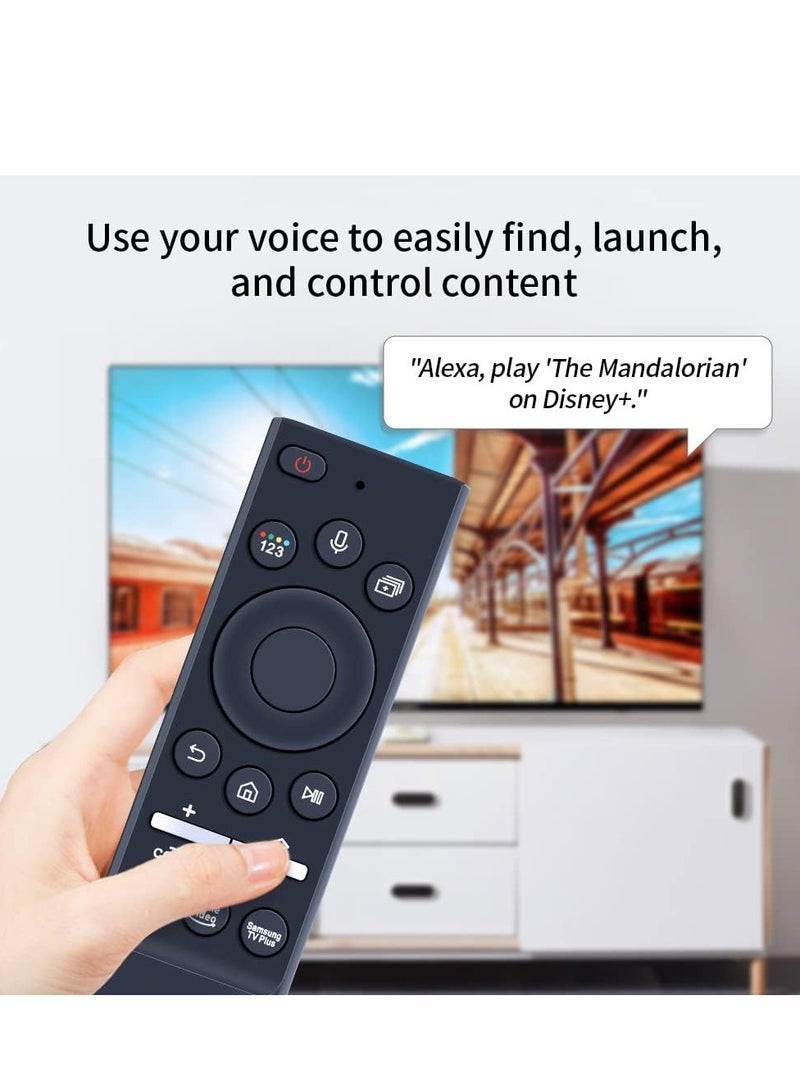 PopZa Replacement Remote Control BN59-01357A Fit for Samsung 2021 QLED Smart TV QN32Q60AAFXZA, QN50QN90AAFXZA, QN55QN85AAFXZA, QN55QN90AAFXZA, QN65QN85AAFXZA, QN65QN90AAFXZA, QN75QN85AAFXZA with Battery & Warranty Support - Image 5