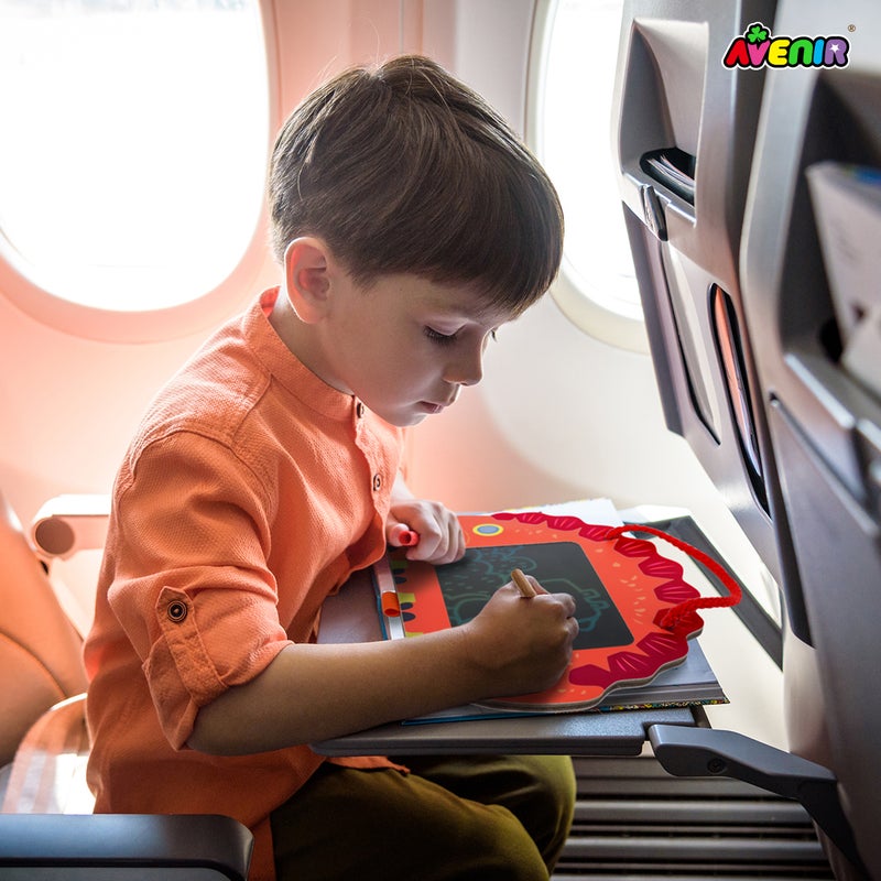 AVENIR LCD Artidoodle Board Dinosaur – Kids Drawing Tablet with Stylus | Erasable Doodle Pad, Eye Protection Screen, Travel-Friendly Writing Board for Boys & Girls - Image 3