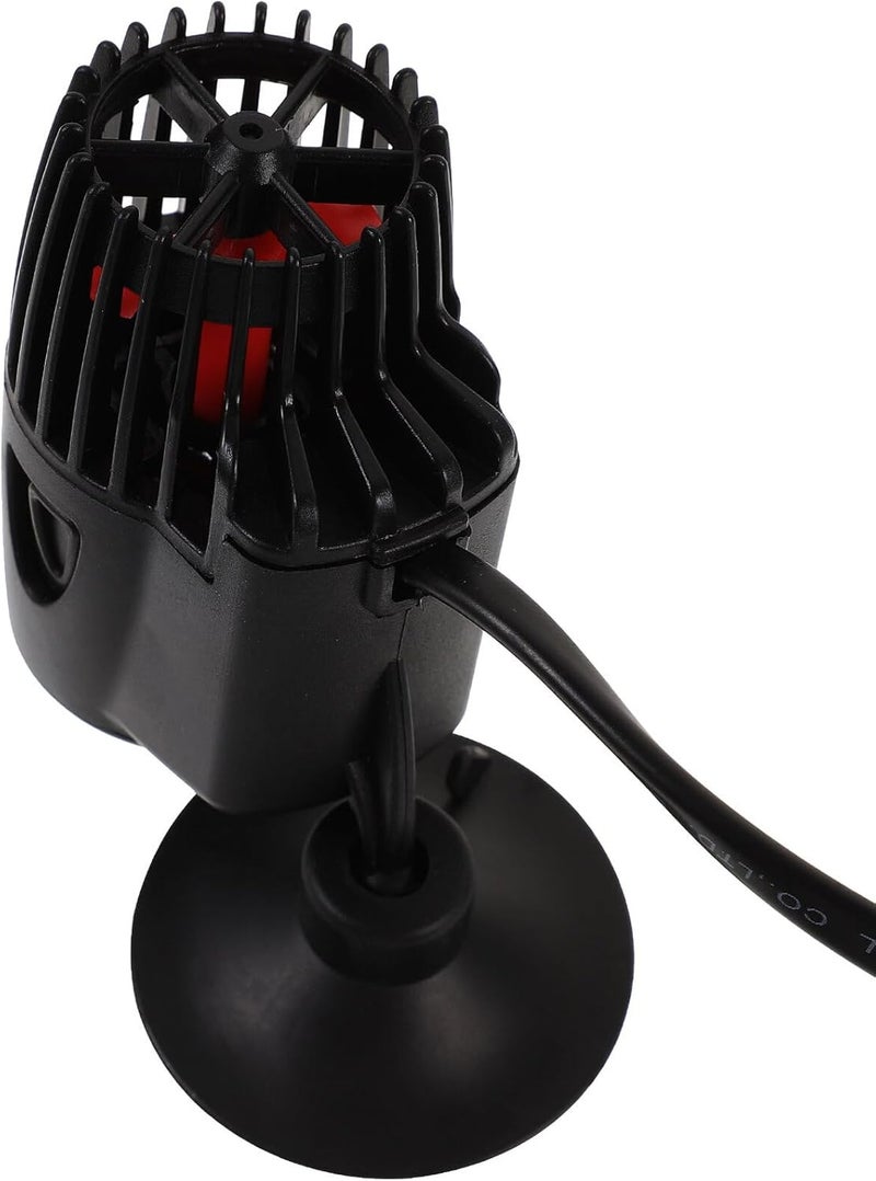 Toyvian Aquarium Wave Maker Pump Submersible Water Circulation Pump with Suction Cup Quiet Black US Plug for Fish Tank Filtration and Wave Simulation - Image 3