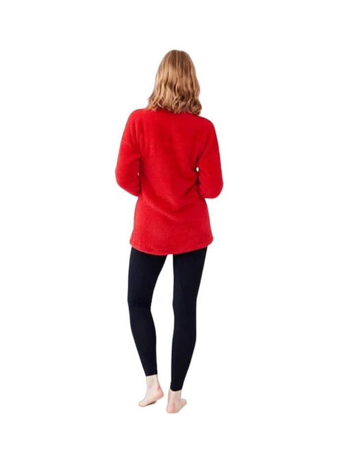 Women's Red Tunic Tights Set U-S PO.LO  - Image 3