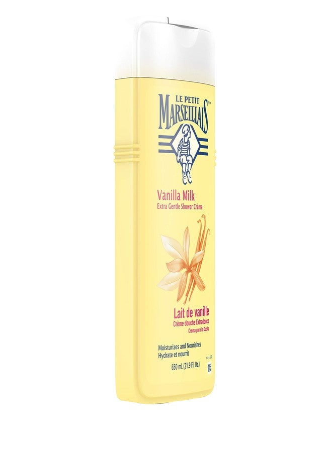 Le Petit Marseillais Extra Gentle Shower Cream, Vanilla Milk, 22 Fluid Ounce - Image 3