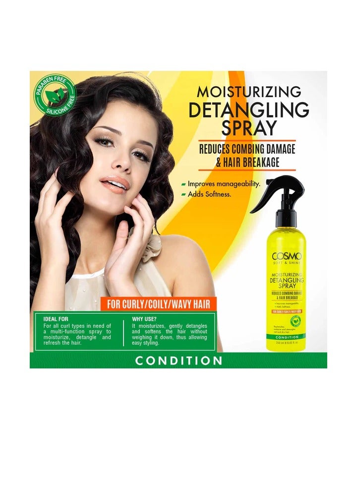 Cosmo Detangling Moisturizing Hair Spray - 250ml - Image 2