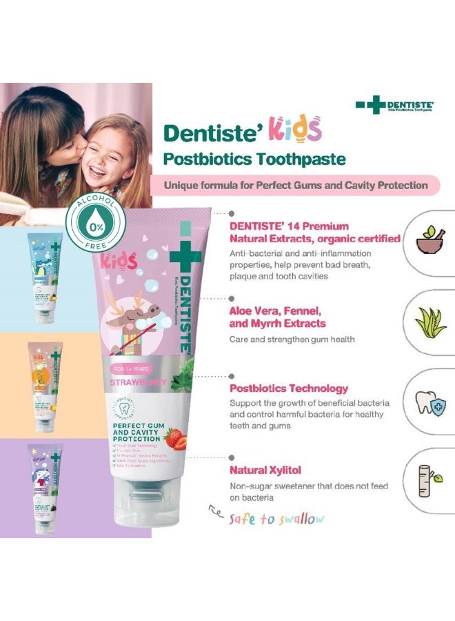 Dentiste Kids Toothpaste Strawberry (1+ Years) 60g - Image 2