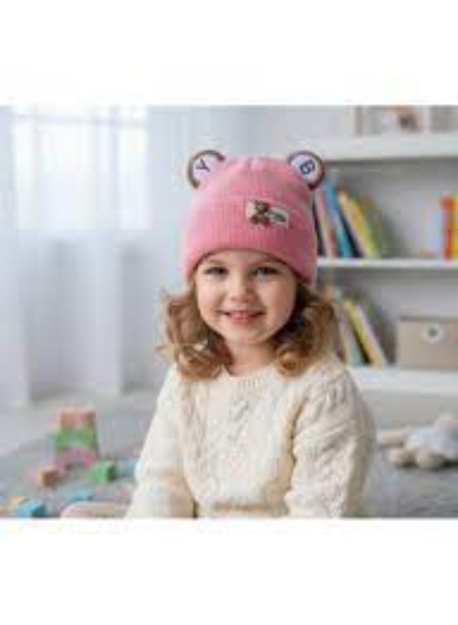 A warm and fun baby hat for winter! The cute animal design with adorable little ears adds a playful and charming touch to your child's look. Soft and comfortable for everyday wear, it protects your child's head from the cold. Made from warm, stretchy fibers, it fits various head sizes and provides all-day comfort. An ideal winter gift for newborns and toddlers, making winter fun and safe. - Image 2