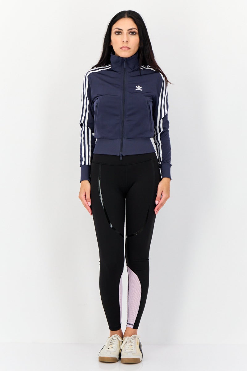 adidas Originals Women Sportswear Fit Long Sleeves Training Jacket, Navy  - Image 3