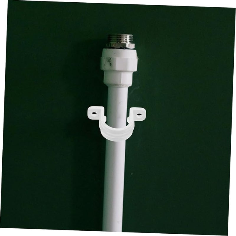 20 Pcs Heavy Duty U Shaped Conduit Strap Clips For PVC Pipe Tubing Screw Clamps - Image 4
