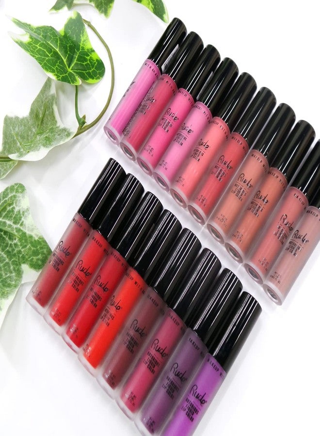 Rude روج كوزمتيكس نوتوريوس ريتش لونغ ليكويد ليب كولور - ويكيد ثوتس أحمر شفاه للنساء 0.1 أونصة - Image 2