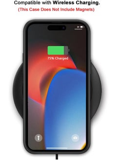 Mikki iPhone 15 Pro Max Case, Vegan Leather Protective Case for iPhone 15 Pro Max 6.7", Luxury, Elegant and Beautiful Design Cover, Non-Slip Vintage Looking Perfect Stitching Leather Case (Red)  - Image 5