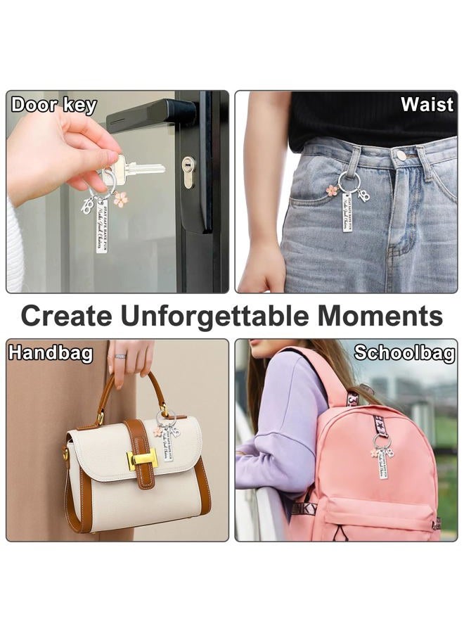 Juesly 16th 18th 21st Birthday Gifts for Girls, Happy Birthday Keychain for 16 18 21 Year Old Girls Sister Daughter, 18-stay Safe, Standard - Image 5