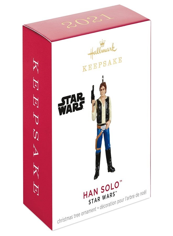 Hallmark Keepsake Miniature Christmas Ornament 2021, Mini Star Wars Han Solo, 1.69" - Image 3