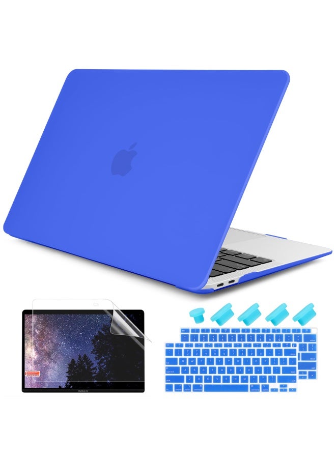NIBEMINENT Compatible with MacBook Air 13 inch Case 2021 2020 2019 2018 Release Model: M1 A2337 A2179 A1932, Matte Hard Case Cover for MacBook Air 13 inch with Retina Display Fits Touch ID - Image 1