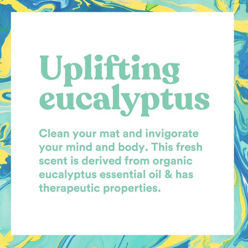 ASUTRA Yoga Mat Cleaner Spray Refill (Uplifting Eucalyptus), 16 fl oz - No Slippery Residue, Organic Essential Oils Deep-Cleansing for Fitness Gear & Gym Equipment - Image 5