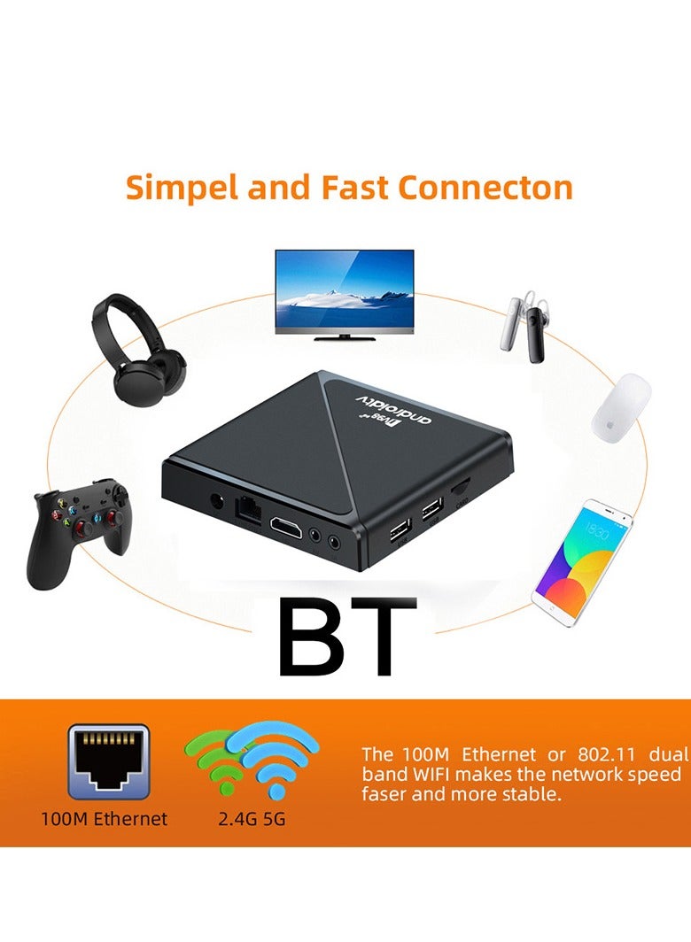 TV98 8K Android 14.0 Smart ATV TV Box Allwinner H313 Set Top Box with 5G Dual WIFI Bluetooth Voice TV Box - Image 5