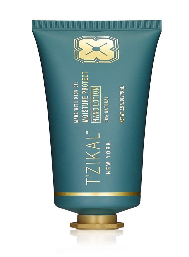 T'zikal Moisture Protect Hand Lotion (travel size) with Ojon Oil - for Itchy Hands and Dry Cracked Hands - Paraben Free Moisturizing Lavender Scented Mini Hand Lotion for Dry Hands & Sensitive Hands. - Image 1
