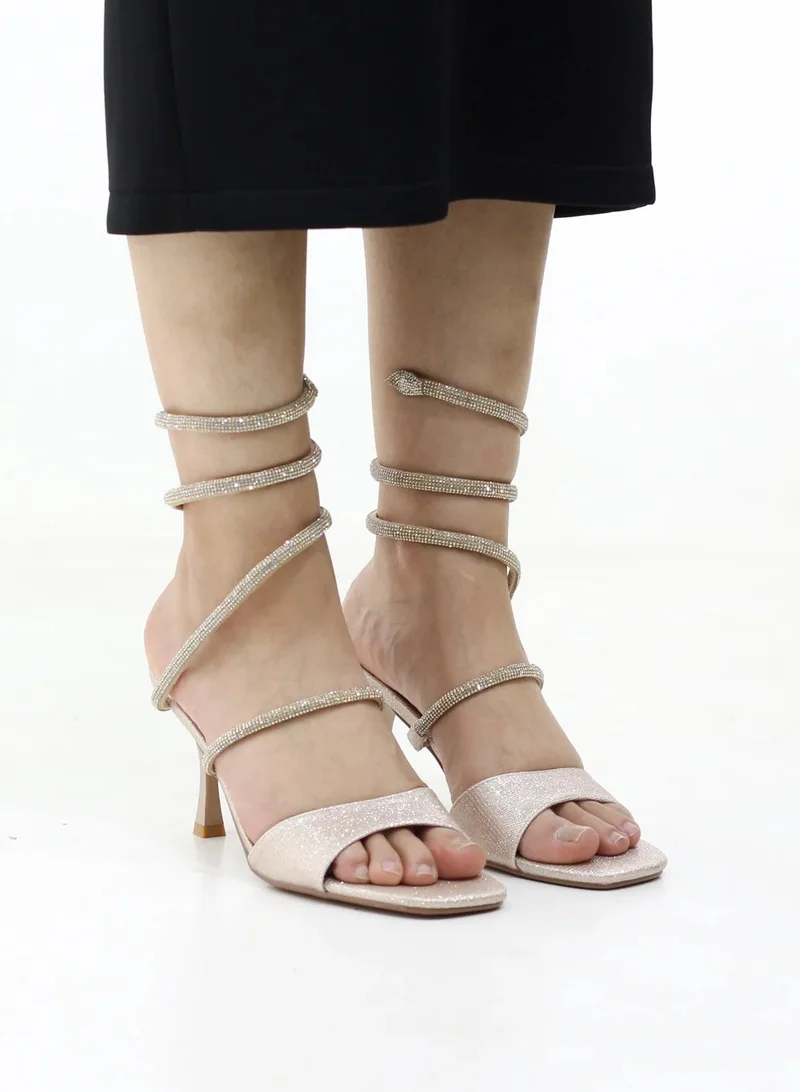 لاماراباريس FLANCO OPEN TOE EITH STILETTO HEEL