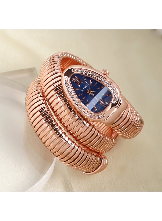 Mark Fairwhale Serpentine Fashion Creative Quartz Watch 