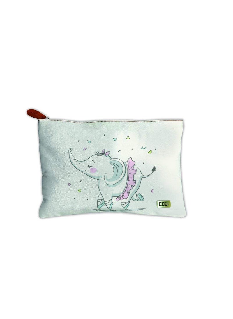 Paper Plane Design Paper Plane Design Multipurpose Canvas Pouch Bag for Travel Kit Utility Gadgets Makeup Accessories etc  - Image 1