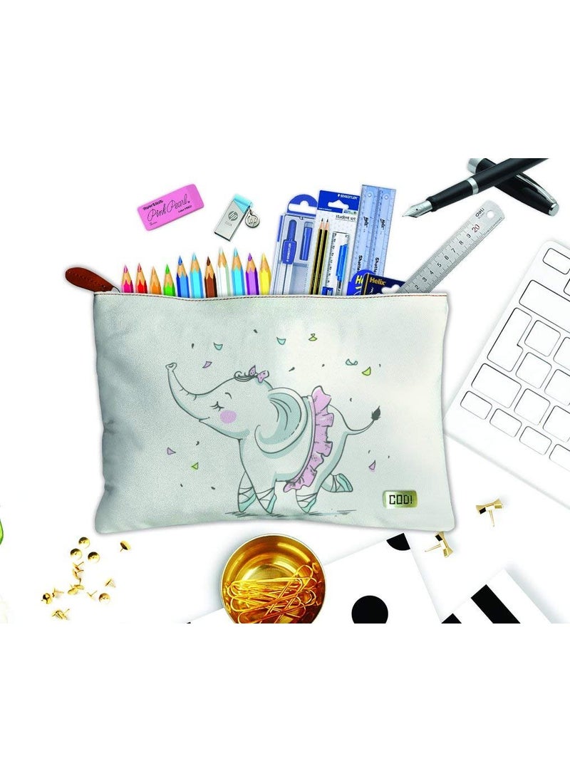 Paper Plane Design Paper Plane Design Multipurpose Canvas Pouch Bag for Travel Kit Utility Gadgets Makeup Accessories etc  - Image 3