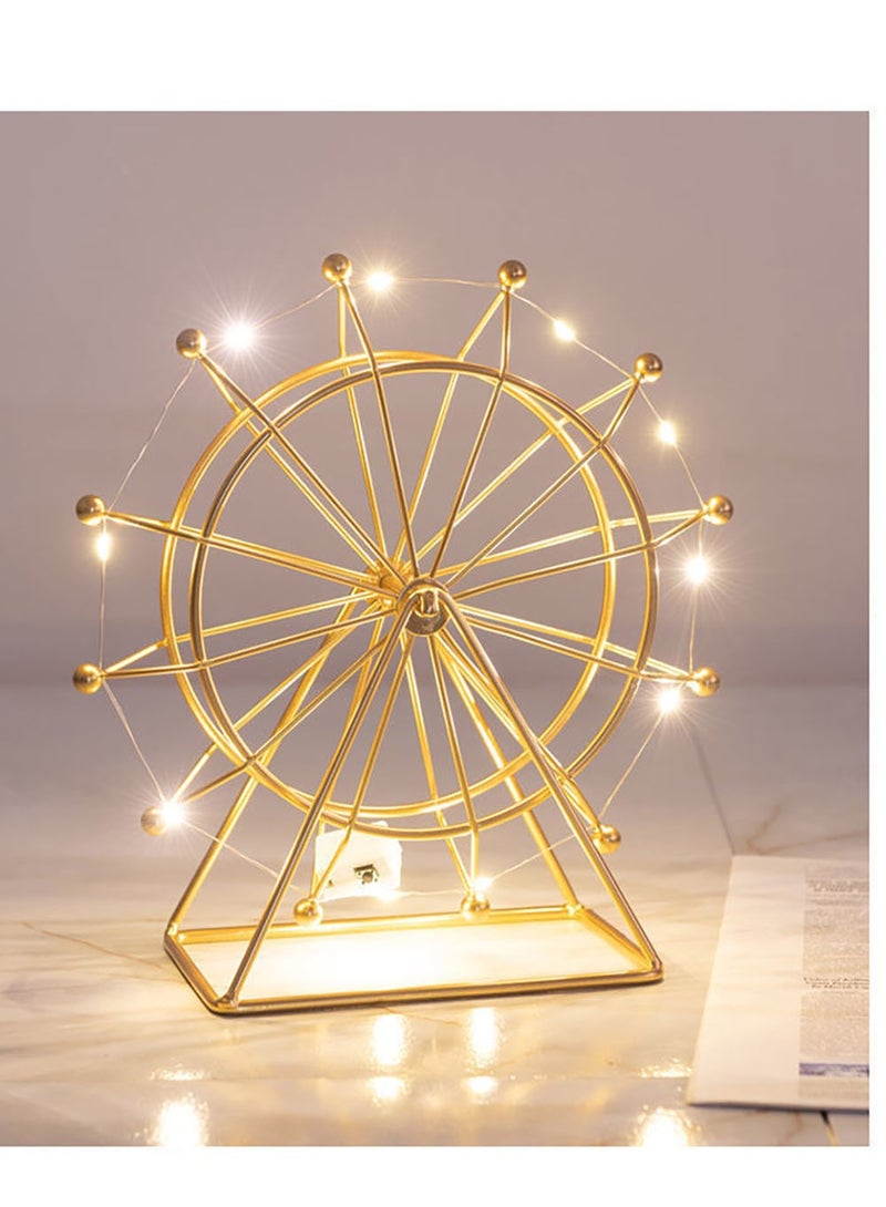 Iron Ferros wheel ornaments creative living room office desktop indoor TV wine cabinet decorations small ornaments - Image 1