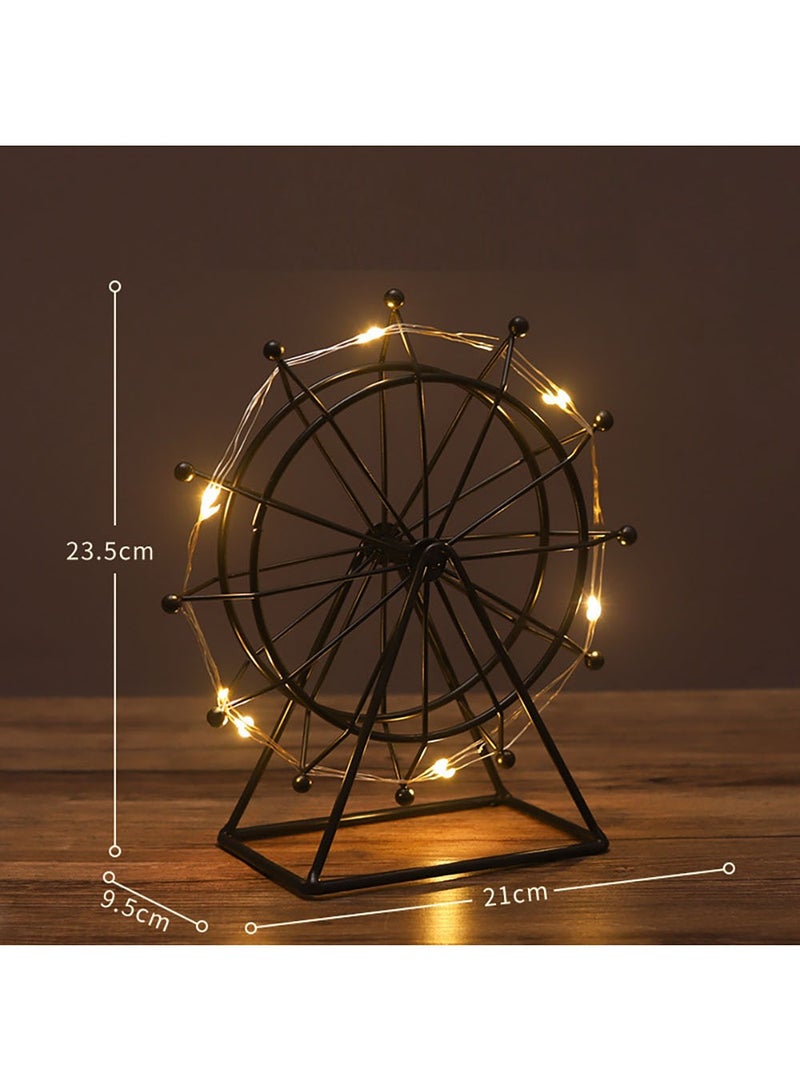 Iron Ferros wheel ornaments creative living room office desktop indoor TV wine cabinet decorations small ornaments - Image 2