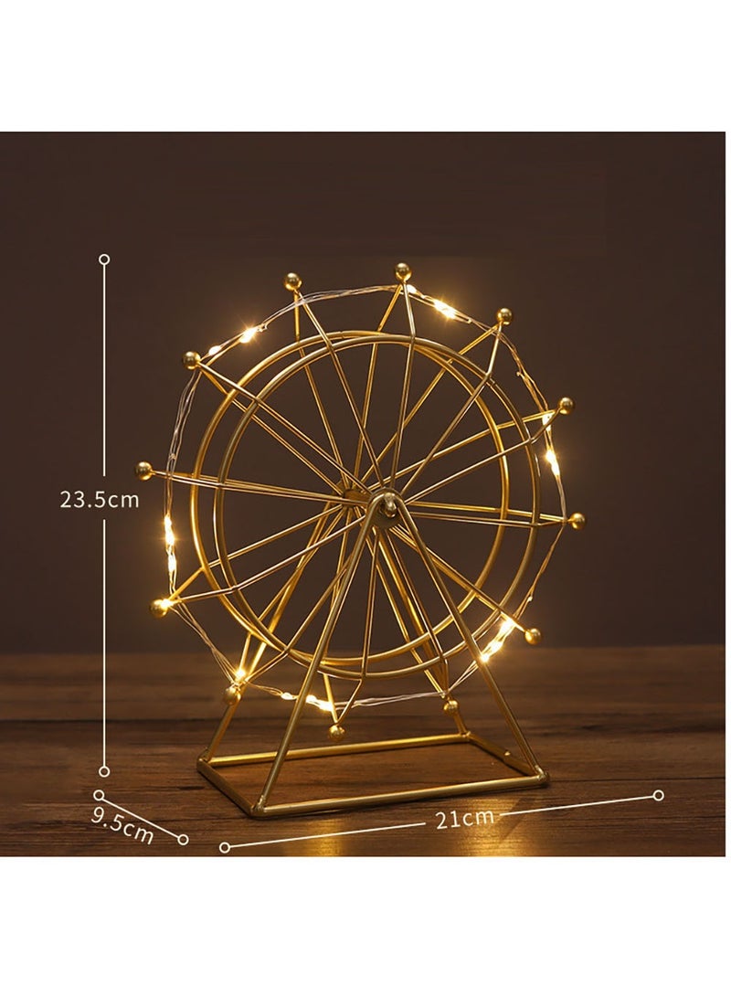 Iron Ferros wheel ornaments creative living room office desktop indoor TV wine cabinet decorations small ornaments - Image 3