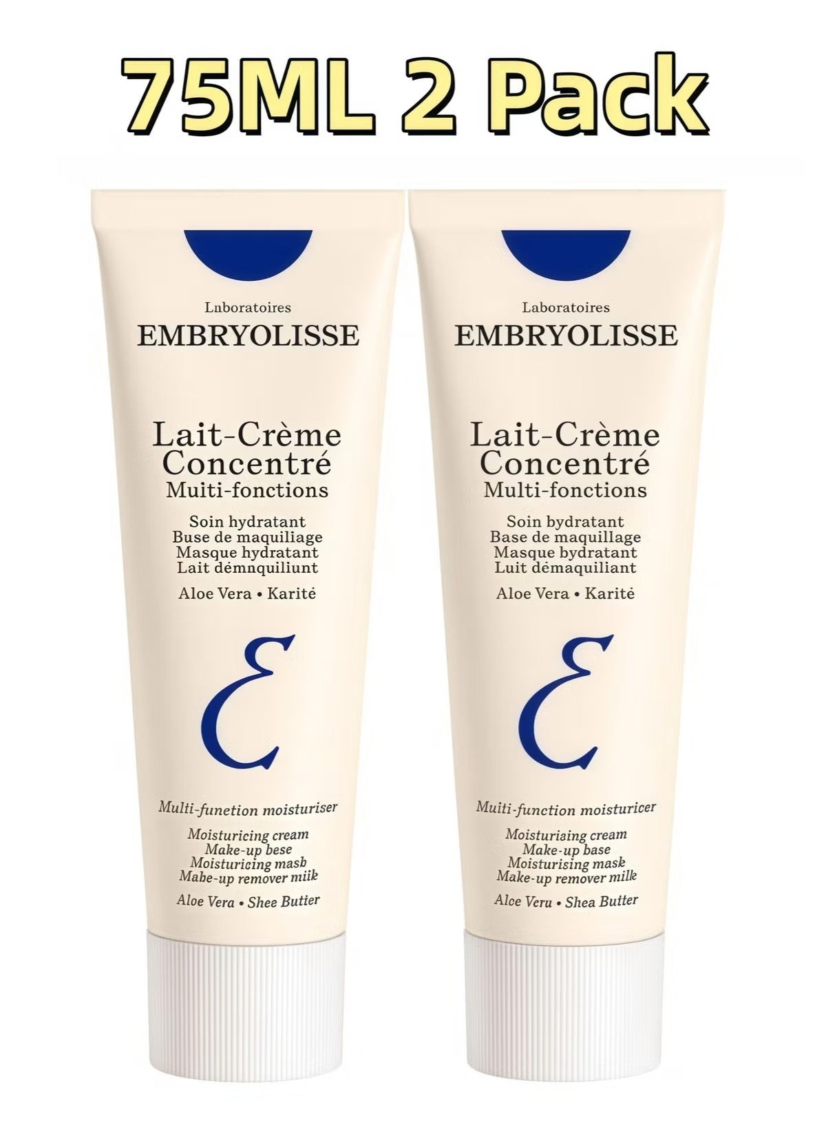 Embryolisse Intensive Cream Pack Daily Facial Moisturizer Hydrating And Nourishing Face Cream For All Skin Types 75 ml