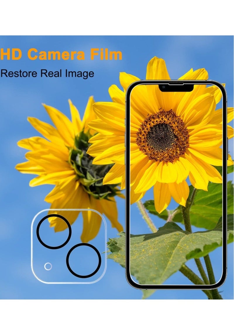 إيف [عبوة من عبوتين + 2] واقي شاشة للخصوصية لهاتف iPhone 14 Plus مع واقي عدسة الكاميرا 3219460258، تغطية كاملة، طبقة من الزجاج المقوى المضاد للتجسس، ترقية صلابة 9H، حماية الحواف، سهولة التركيب، خالية من الفقاعات Spe - Image 4