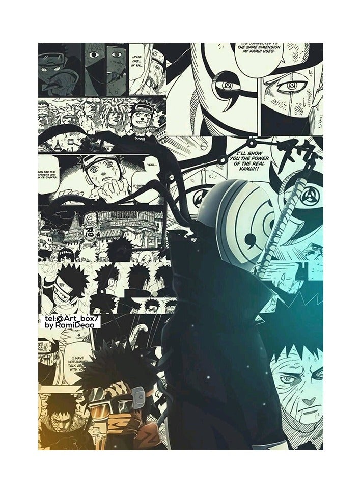 مجموعة ملصقات أنمي مكونة من 5 قطع، قياس 21x30 سم، طباعة فنية على الجانبين، ملصق أنمي جميل لتزيين غرفة النوم أو السكن الجامعي - Image 4