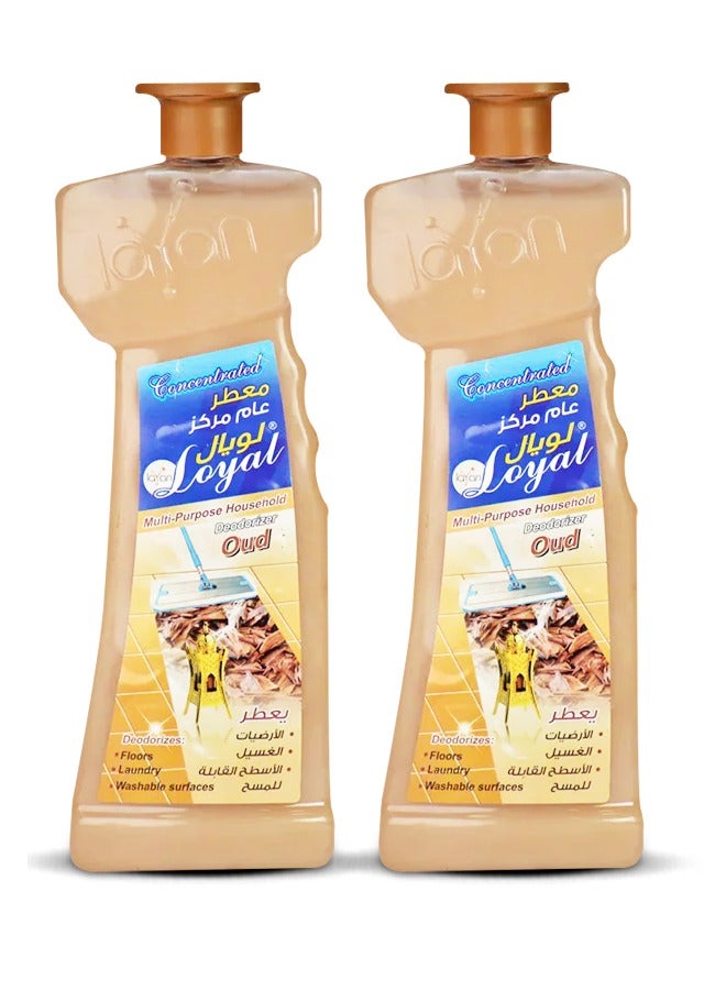 loyal Multi-Purpose Household Deodorizer Concentrated Gel Oud 2x700ml - Image 2
