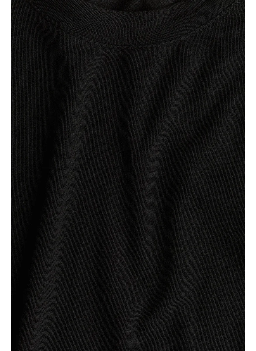 H&M Long-Sleeved Cashmere-Blend Top