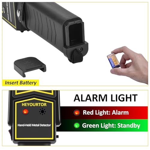 HEYOURTOR Handheld Metal Detector Wand,Security Wand,Multi-Purpose Security Scanner Wand for Metal and Weapon Detection… - Image 4