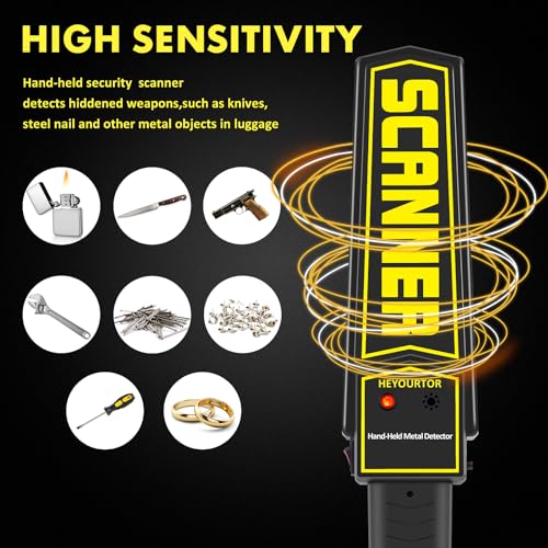 HEYOURTOR Handheld Metal Detector Wand,Security Wand,Multi-Purpose Security Scanner Wand for Metal and Weapon Detection… - Image 5