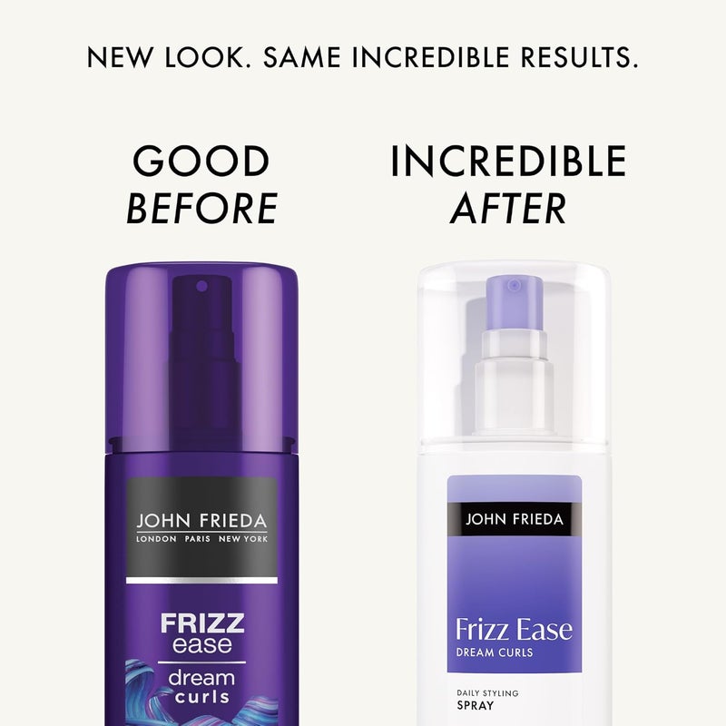 John Frieda Frizz Ease Dream Curls Daily Styling Spray for Curly Hair, Magnesium-enriched Formula, Revitalizes Natural Curls, 6.7 Ounce - Image 1