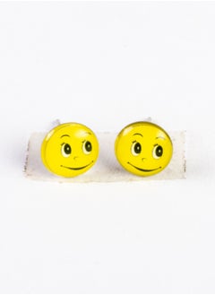 The Black Pearl Accessories Small Metal Earring for Baby-Premium Quality- Emoji (9) Premium Quality & Against Color Change 