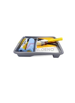 Tower TOWER 5 Pieces Paint Tools Set - 2" Paint Brush, 9" Paint Tray, 9" Roller, 9" Roller Refill, Dust Cover for Furniture, Painting Supplies Set, House Painting, Tools, Roller and Paint Brushes  - Image 1
