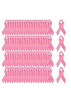 Pink Breast cancer Awareness Ribbon label pin 80 Pcs