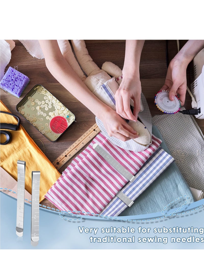 SYOSI 20PCS Sewing Clips Precision Rulers for Sewing Quilting and Crafting Professional Measuring and Marking Accessories - Image 4