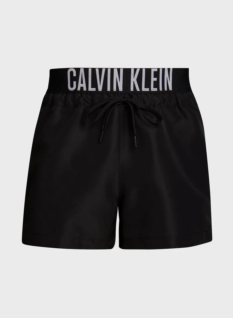 CALVIN KLEIN Short Waist Band Swim Shorts