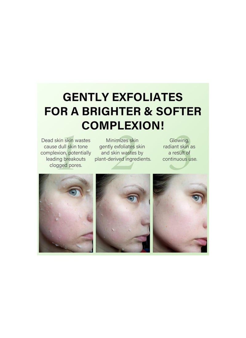 Generic - Purifying Exfoliating Gel Peeling Gel Aloe Vera Sparkling Peeling Gel, Deep Cleansing Face Scrub Exfoliating Body Gel Face Wash Facial Scrub Exfoliator Exfoliant Facial, Dead Skin Remover -3.38 FLOZ - Image 1