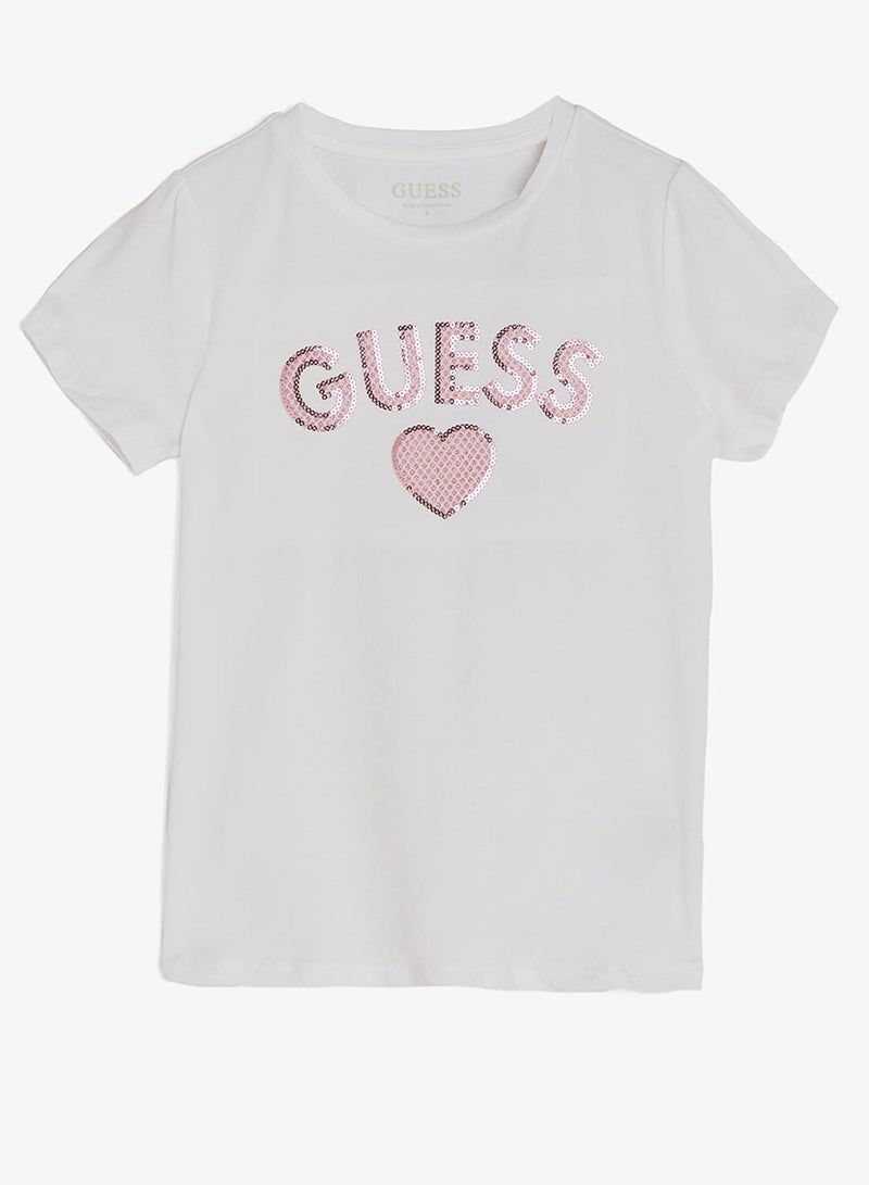 GUESS Infant Crew Neck T-Shirt And Skirt Set - Image 5