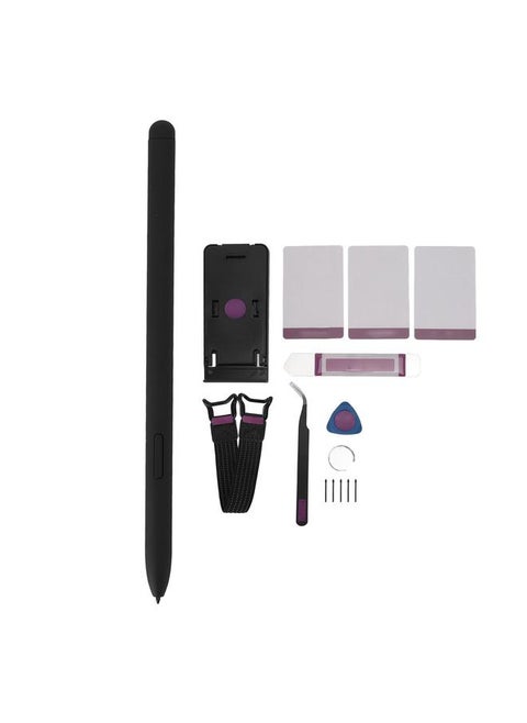 Tablet Stylus for Galaxy for Tab S8 S8+Plus S8 Ultra Professional Tablet Stylus Pen with 5 Replacement Nibs Stand Black