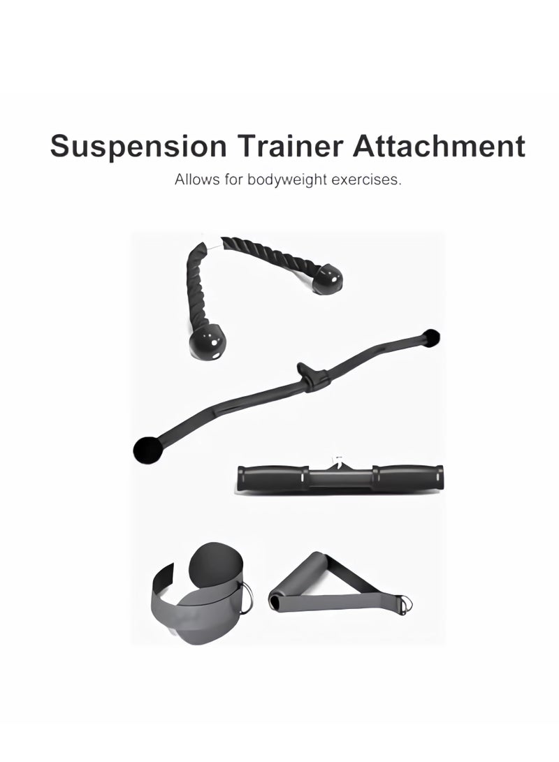 MASTON Multifunction Steel Home Gym Station 150lb Weight Stack Machine MST-MC800 - Image 3