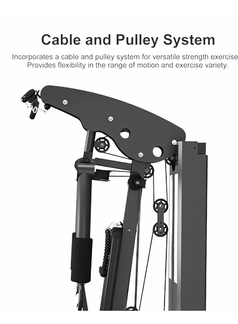 MASTON Multifunction Steel Home Gym Station 150lb Weight Stack Machine MST-MC800 - Image 5