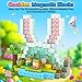 Gooidea 108PCS Magnetic Blocks Kids Magnet Toys Large 1 inch Building Cubes with Puzzle Panel Mine Magworld Easter Bunny Garden Building Crafts Sensory Learning Toys Gift for 3 Year Old Boys Girls - Image 4