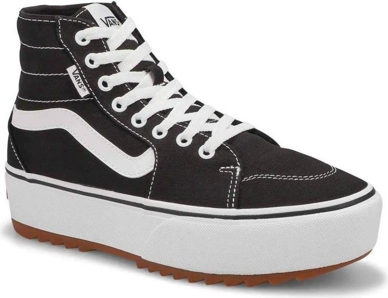 VANS سنيكرز فيلمور هاي ملحق بلاطة سوداء للنساء VN0A5JLGBLK1  - Image 5