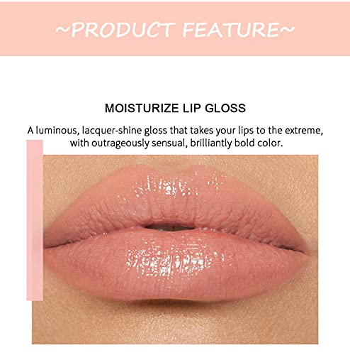 MAEPEOR Moisturizing Lipgloss Set 6PCS Smooth Hydrating Lip Gloss Neutral Nude Nourishing Glossy Lipgloss for Women and Girls (Moisturizing, 6PCS Set B) - Image 4