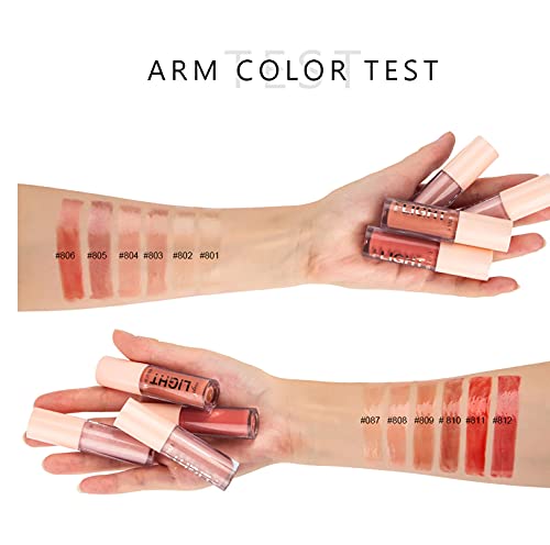 MAEPEOR Moisturizing Lipgloss Set 6PCS Smooth Hydrating Lip Gloss Neutral Nude Nourishing Glossy Lipgloss for Women and Girls (Moisturizing, 6PCS Set B) - Image 3