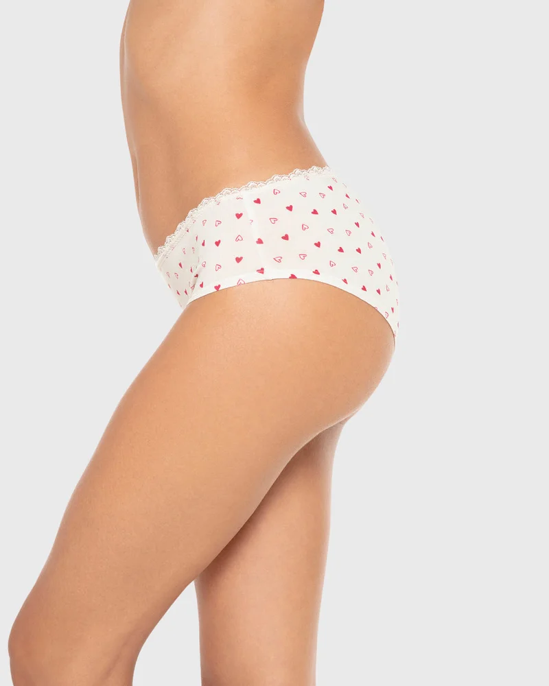 Isla & Evie Isla & Evie Printed Cotton Hipster Panty