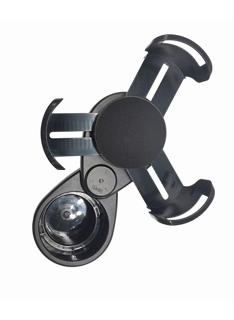 Multifunctional Car Cup Holder Car Cup Holder Expander Dual Cup Rotating Adjustable Base, for Coffee Drink Popcorn Ice Cream - Image 5