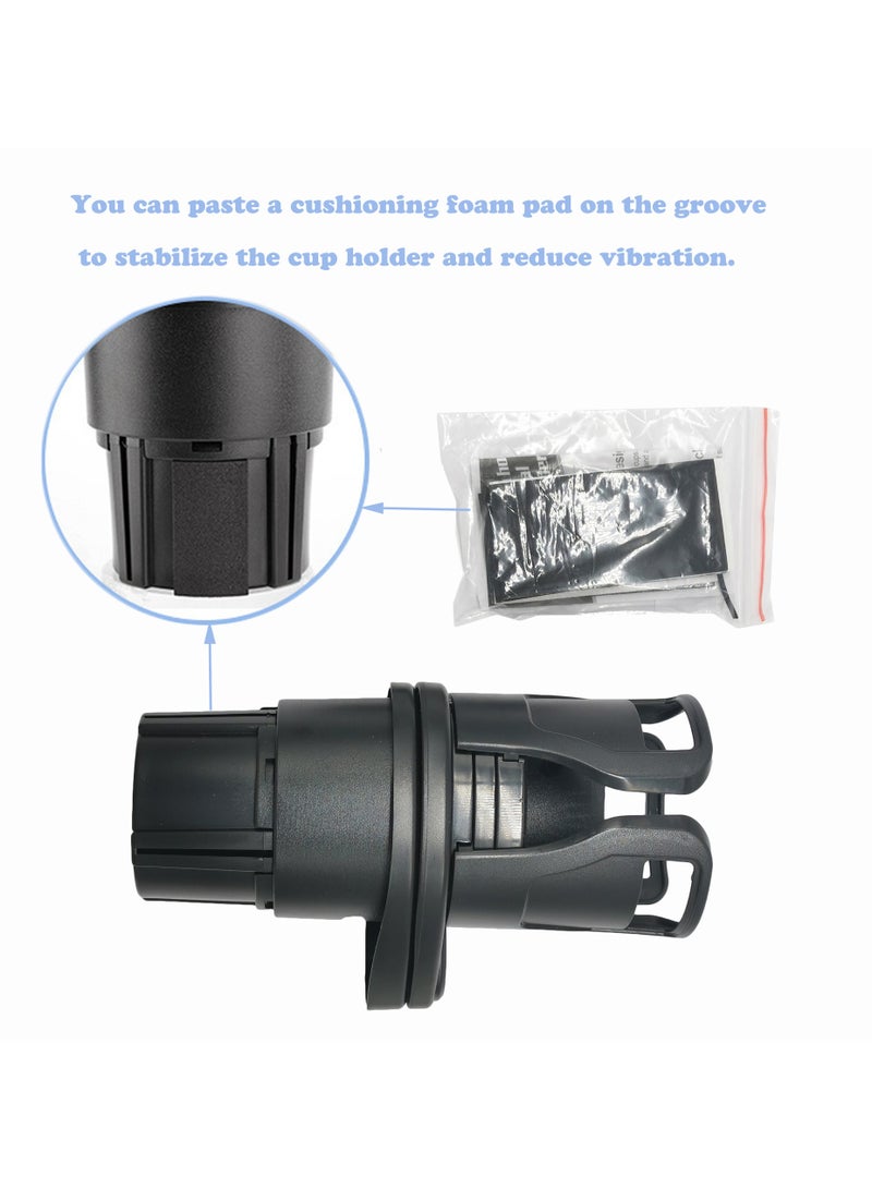 Multifunctional Car Cup Holder Car Cup Holder Expander Dual Cup Rotating Adjustable Base, for Coffee Drink Popcorn Ice Cream - Image 4
